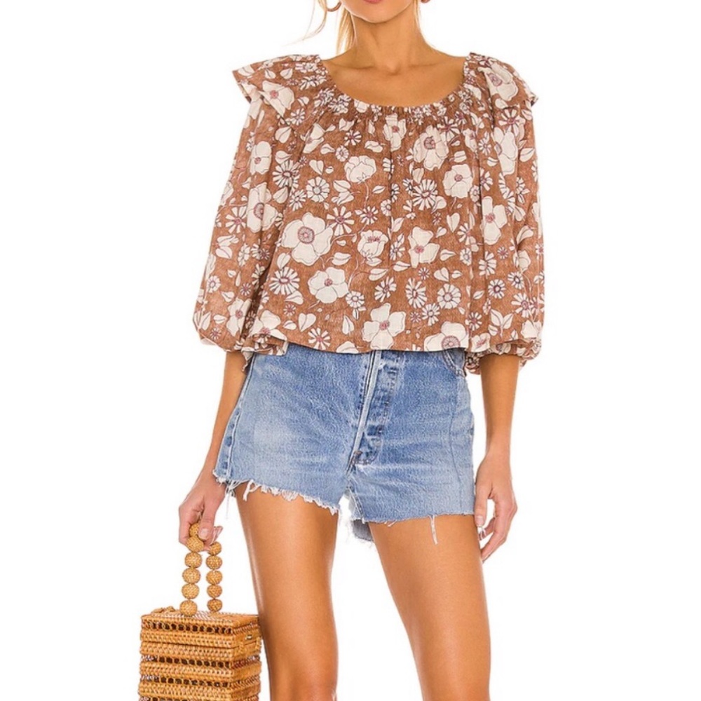Free People Miss Daisy Off Shoulder Top